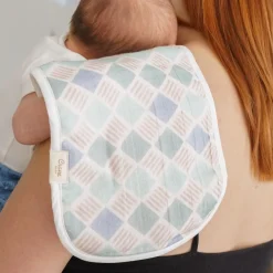 Cotton Muslin and Terry Burp Cloth Set (3 Pack)