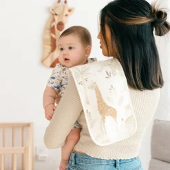 Cotton Muslin and Terry Burp Cloth Set (3 Pack)