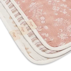 Cotton Muslin Baby Burp Cloth Set (3 Pack)