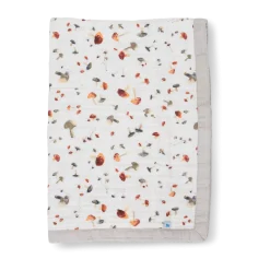 Cotton Muslin Baby Receiving Quilt