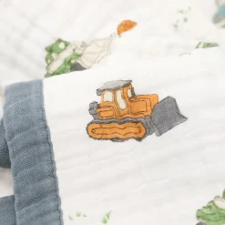 Cotton Muslin Baby Receiving Quilt