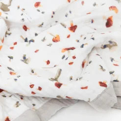 Cotton Muslin Baby Receiving Quilt