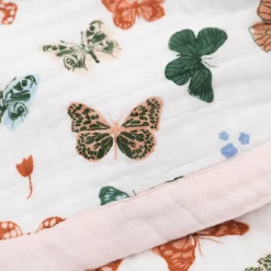 Cotton Muslin Baby Receiving Quilt