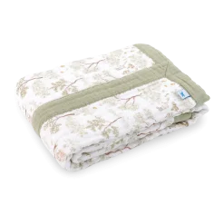 Cotton Muslin Baby Receiving Quilt