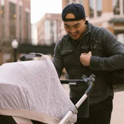 Cotton Muslin Car Seat Canopy