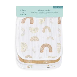 Cotton Muslin Snap Bibs (3 Pack)