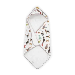 Cotton Muslin & Terry Infant Hooded Towel