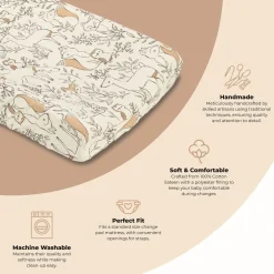 Cotton Quilted Change Pad Cover