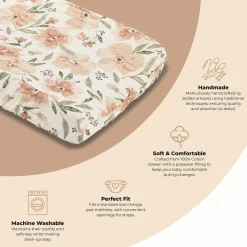 Cotton Quilted Change Pad Cover
