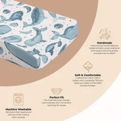 Cotton Quilted Change Pad Cover