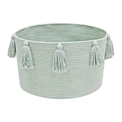Cotton Tassel Basket