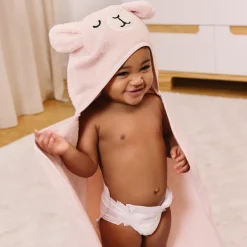 Cozy Critter Organic Cotton Bath Time 4-Piece Set