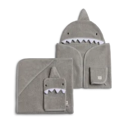 Cozy Critter Organic Cotton Bath Time 4-Piece Set