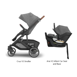 Cruz V3 Stroller & Aria V2 Infant Car Seat Travel System