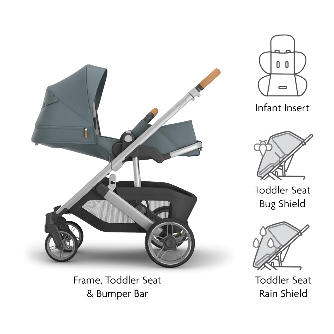 Cruz V3 Stroller & Mesa V3 Infant Car Seat Travel System