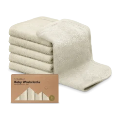 Deluxe Baby Bamboo Viscose Washcloths (6 Pack)