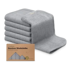 Deluxe Baby Bamboo Viscose Washcloths (6 Pack)