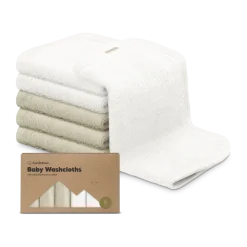 Deluxe Baby Bamboo Viscose Washcloths (6 Pack)