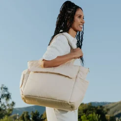 Diaper Tote Bag With Laptop Sleeve