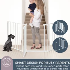 Discovery 3 Panel 76.5" Wide Adjustable Baby Gate