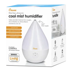 Droplet Ultrasonic Cool Mist Humidifier - 0.5 Gallon)