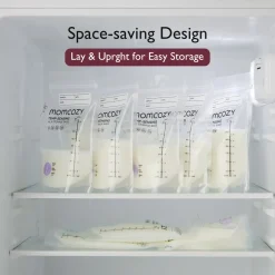 Easy-Pour Temp-Sensing Milk Storage Bags