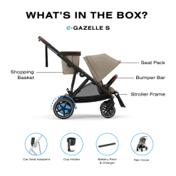 eGazelle S Electronic Assist Stroller