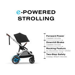 eGazelle S Electronic Assist Stroller