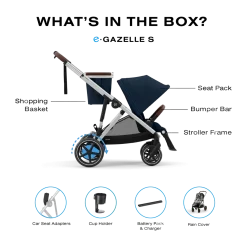 eGazelle S Electronic Assist Stroller