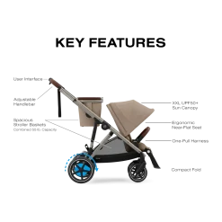 eGazelle S Stroller + Cloud G Pro Travel System