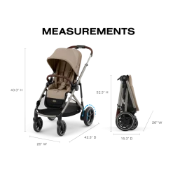 eGazelle S Stroller + Cloud G Pro Travel System