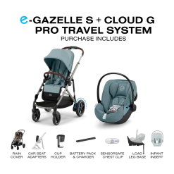 eGazelle S Stroller + Cloud G Pro Travel System