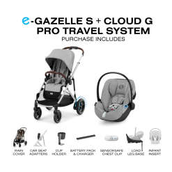 eGazelle S Stroller + Cloud G Pro Travel System