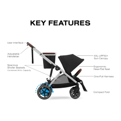eGazelle S Stroller + Cloud G Pro Travel System