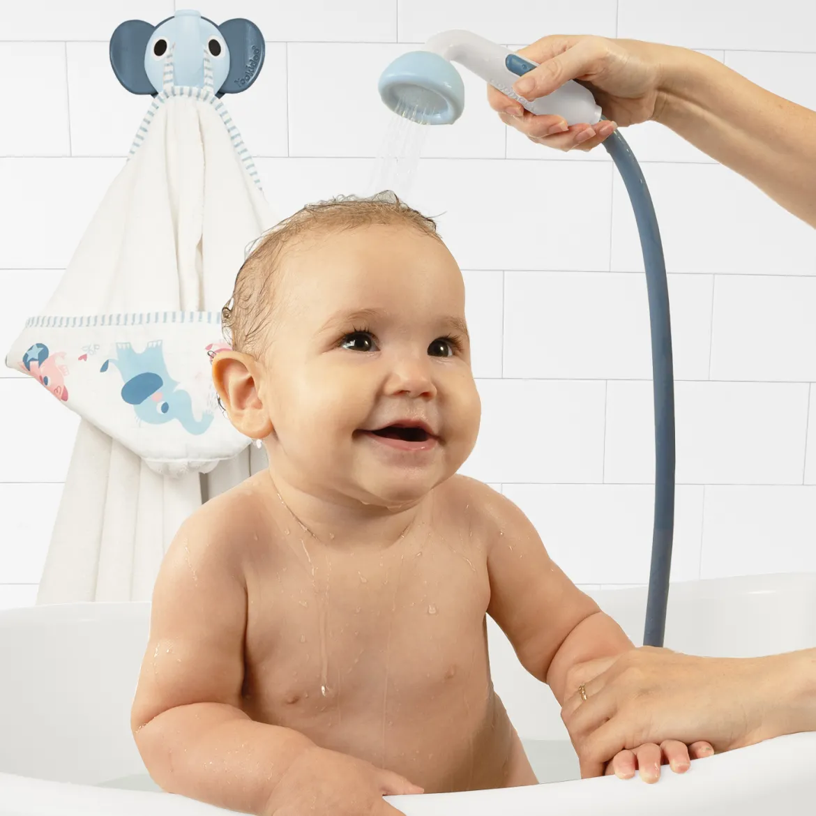 Elephant Baby Shower Bath Toy Set
