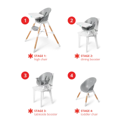 EON 4-In-1 Multi-Stage High Chair