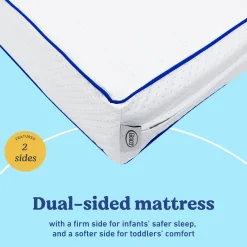Essentials 6-Inch Water-Resistant Dual-Sided Crib & Toddler Mattress