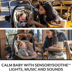 Evenflo Shyft Intuiti+ Travel System featuring Revolve180 LiteMax NXT with SensorySoothe