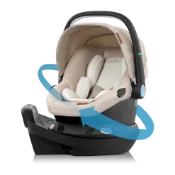 Evenflo Shyft Intuiti+ Travel System featuring Revolve180 LiteMax NXT with SensorySoothe