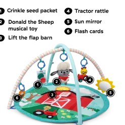 Farm Explorers Happy Harvest Touch & Feel Activity Gym