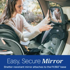 Fit360 Zip ClearTex Rotating Convertible Car Seat