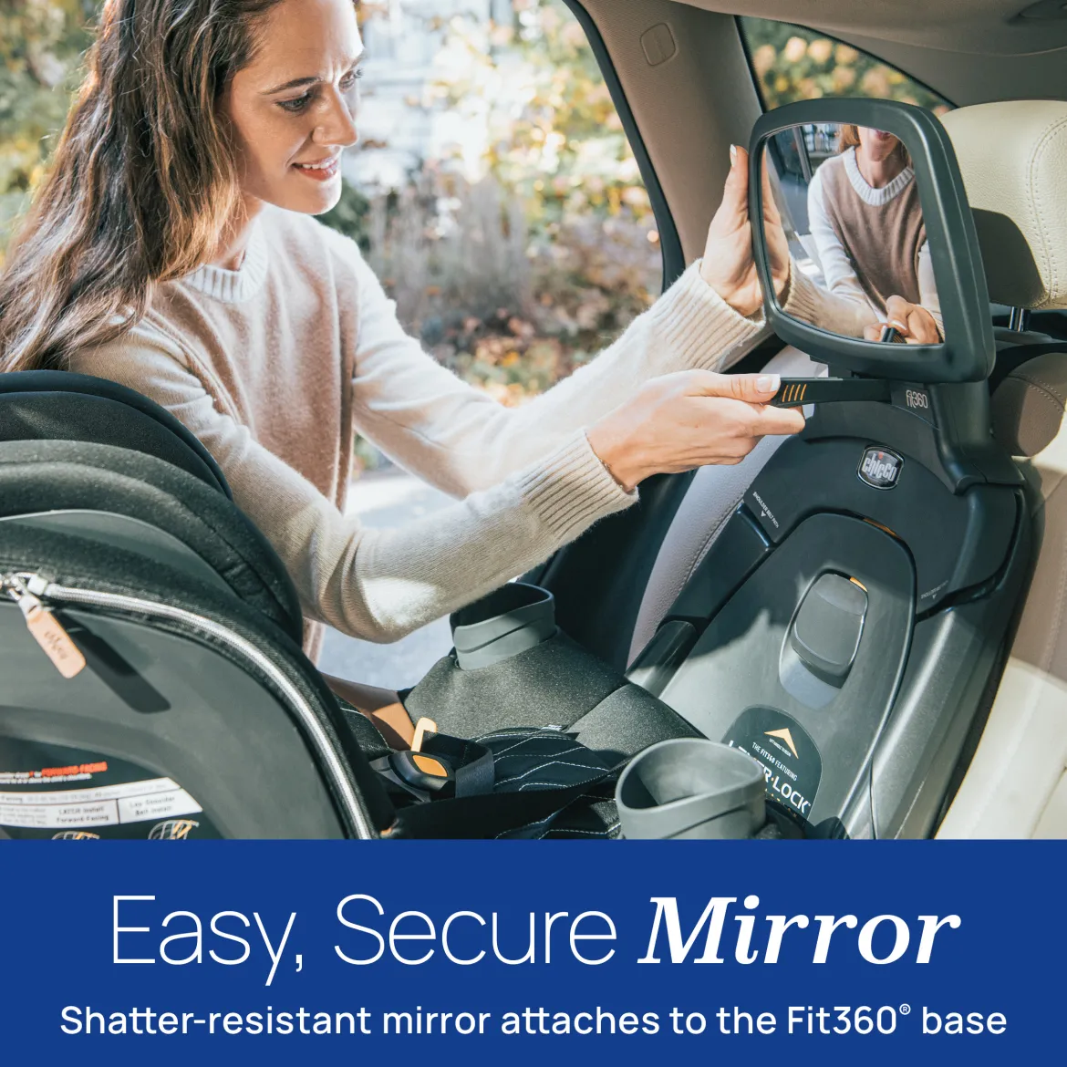 Fit360 Zip ClearTex Rotating Convertible Car Seat