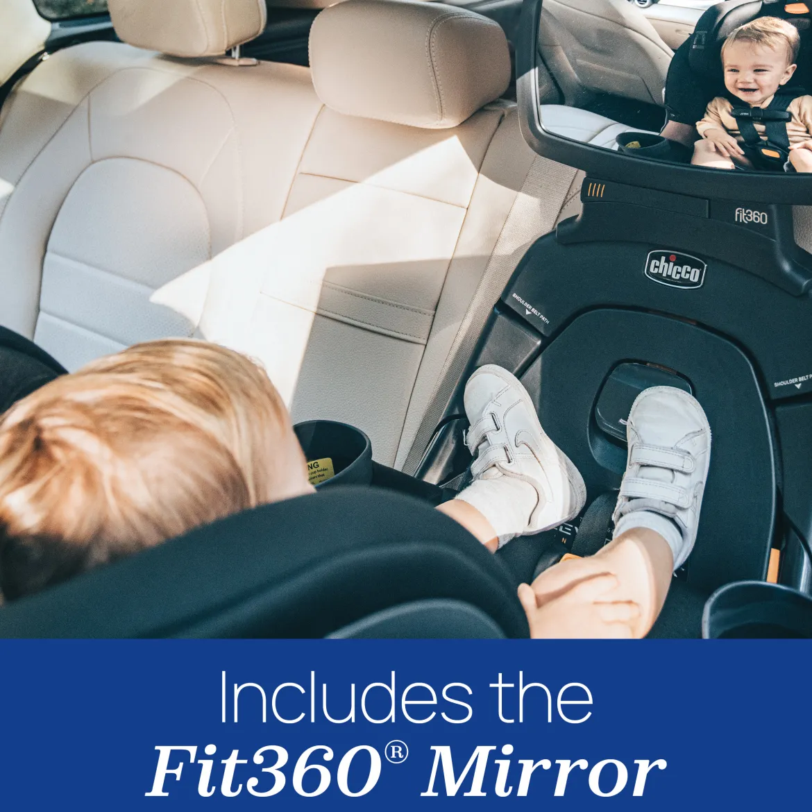 Fit360 Zip ClearTex Rotating Convertible Car Seat