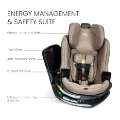 Galaxy360 Slim Rotating Convertible Car Seat
