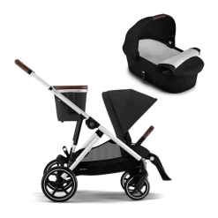 Gazelle S Single to Double Stroller + Cot Bundle