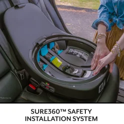 Gold Revolve360 Extend All-in-One Rotational Car Seat with SensorSafe