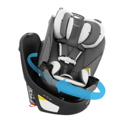 Gold Revolve360 Slim 2-in-1 Rotational Car Seat with SensorSafe
