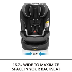 Gold Revolve360 Slim 2-in-1 Rotational Car Seat with SensorSafe