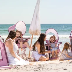 Go With Me Uplift Deluxe Portable High Chair With Canopy
