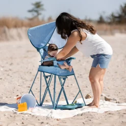 Go With Me Uplift Deluxe Portable High Chair With Canopy